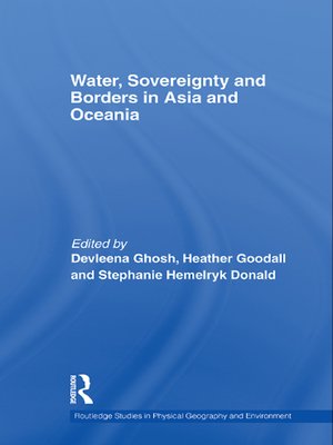 cover image of Water, Sovereignty and Borders in Asia and Oceania